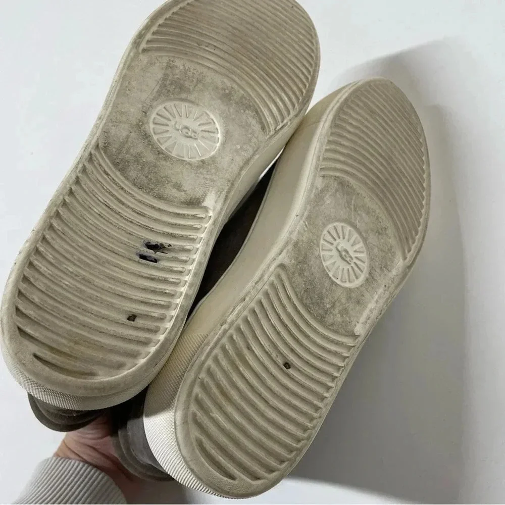 UGG Ollie Lace Up High Top Suede Leather Sneakers Size 9